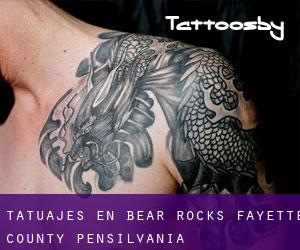 tatuajes en Bear Rocks (Fayette County, Pensilvania)