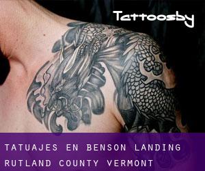 tatuajes en Benson Landing (Rutland County, Vermont)