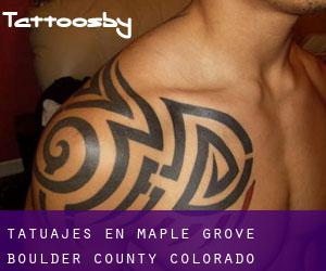 tatuajes en Maple Grove (Boulder County, Colorado)