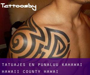 tatuajes en Punaluu Kahawai (Hawaii County, Hawai)